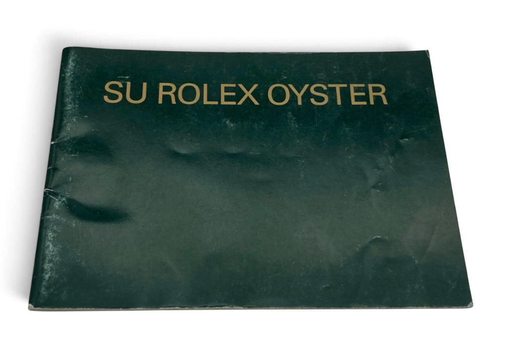 Genuine Rolex “Su Rolex Oyster” Booklet – Spanish – 579.54 Sp – 5.2002 – 26pp