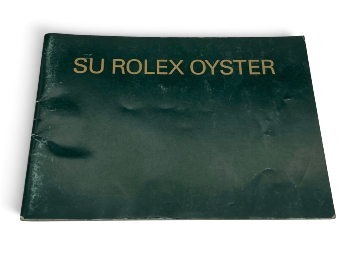 Genuine Rolex “Su Rolex Oyster” Booklet – Spanish – 579.54 Sp – 5.2002 – 26pp