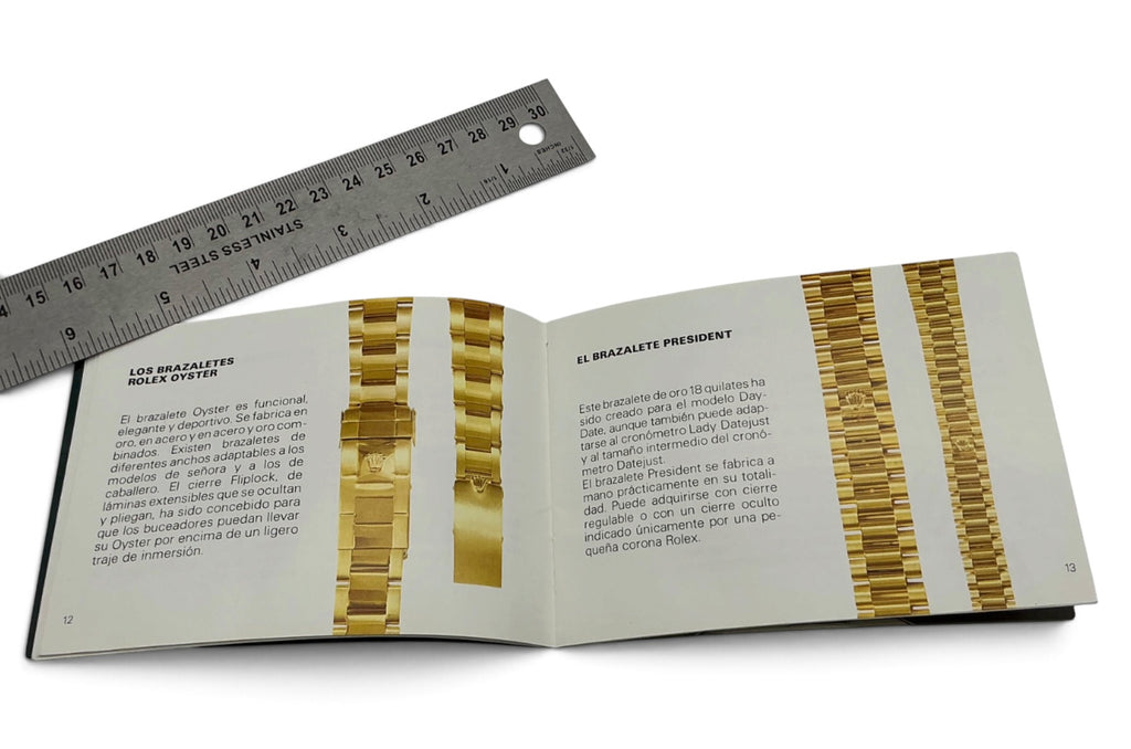 Genuine Rolex “Su Rolex Oyster” Booklet – Spanish – 579.54 Sp – 5.2002 – 26pp