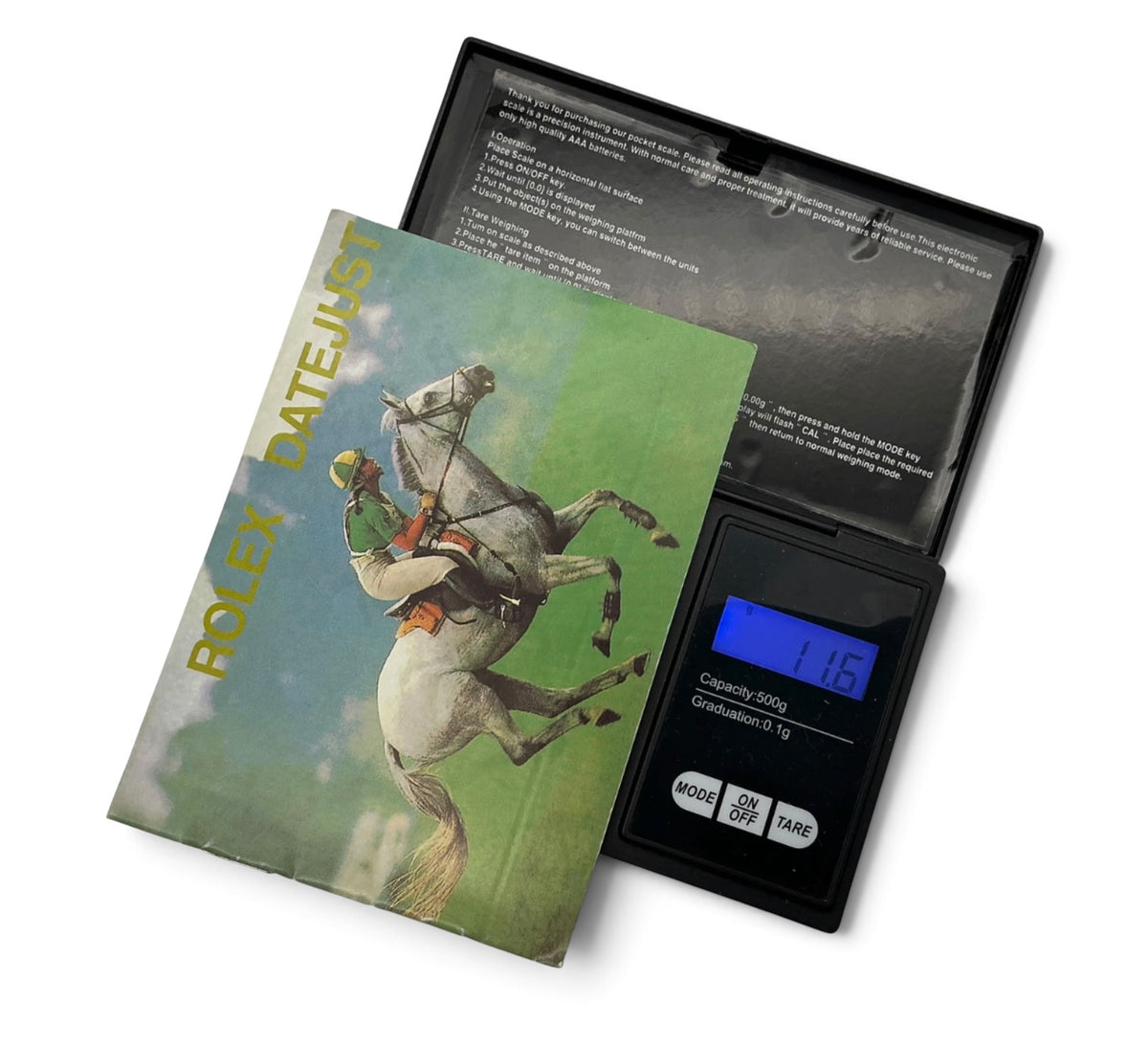 Genuine Rolex Datejust Booklet – English – 593.52 Eng‑200 – 5.1995