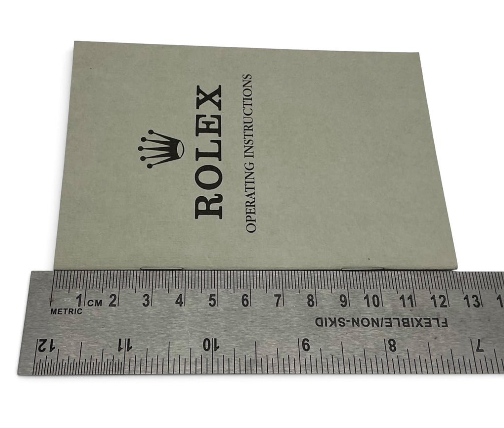 Rolex Operating Instructions – Japanese Market – Stone Cover – Late 1980s / Early 1990s