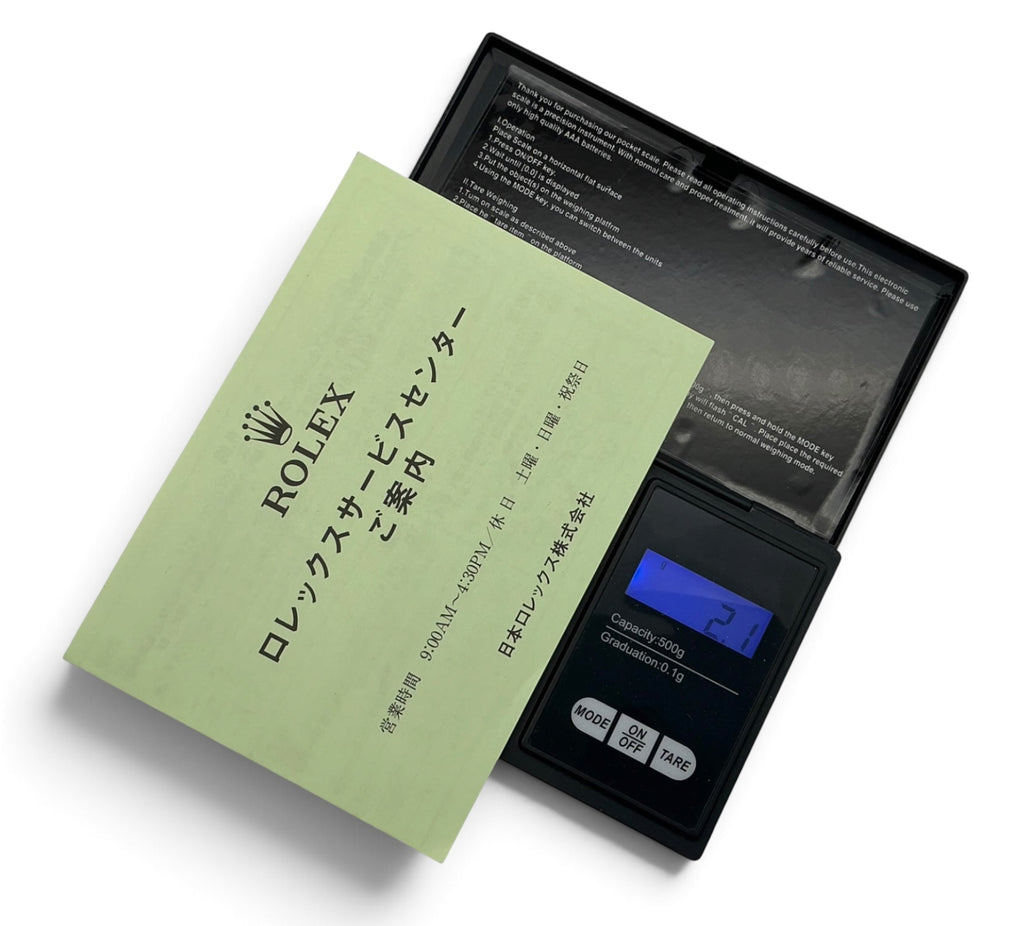 Rolex Japan Service Centre Leaflet – Pale Green – 20000.02.2011 – Very Good