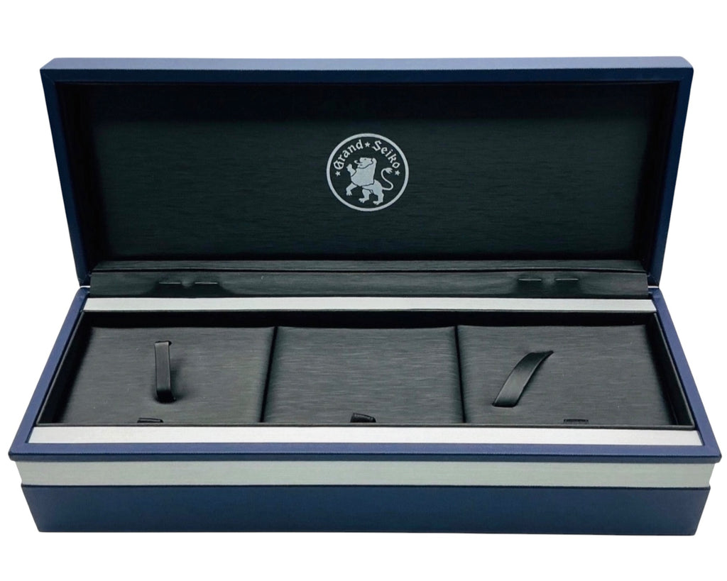 Grand Seiko Evolution 9 Large Presentation Box Set – 3‑Piece OEM Packaging (Condition Noted)