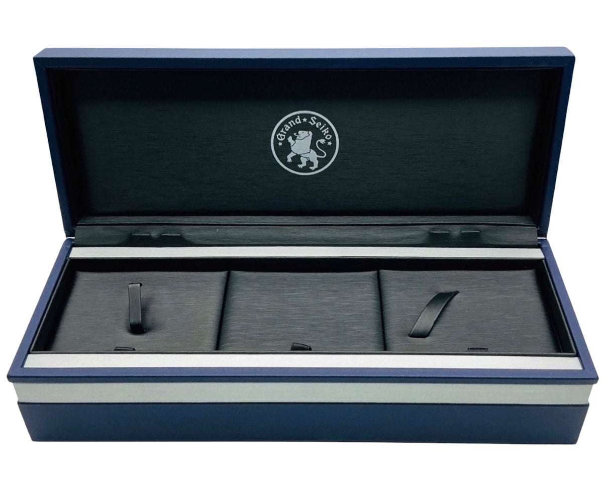 Grand Seiko Evolution 9 Large Presentation Box Set – 3‑Piece OEM Packaging (Condition Noted)