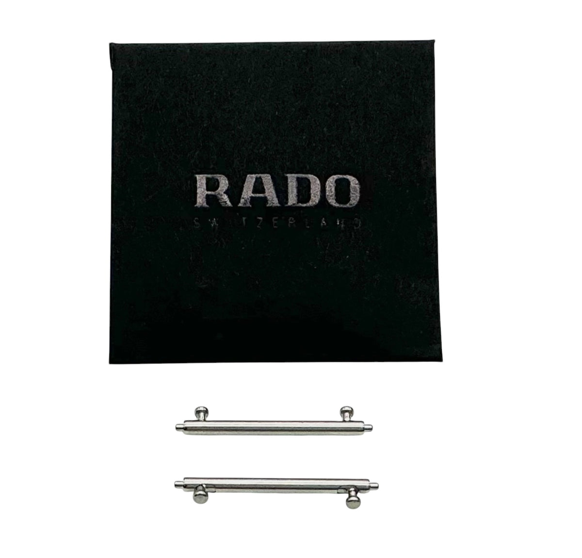 Genuine Rado Strap Presentation Box Set with Button-Stud Pouch and Pins