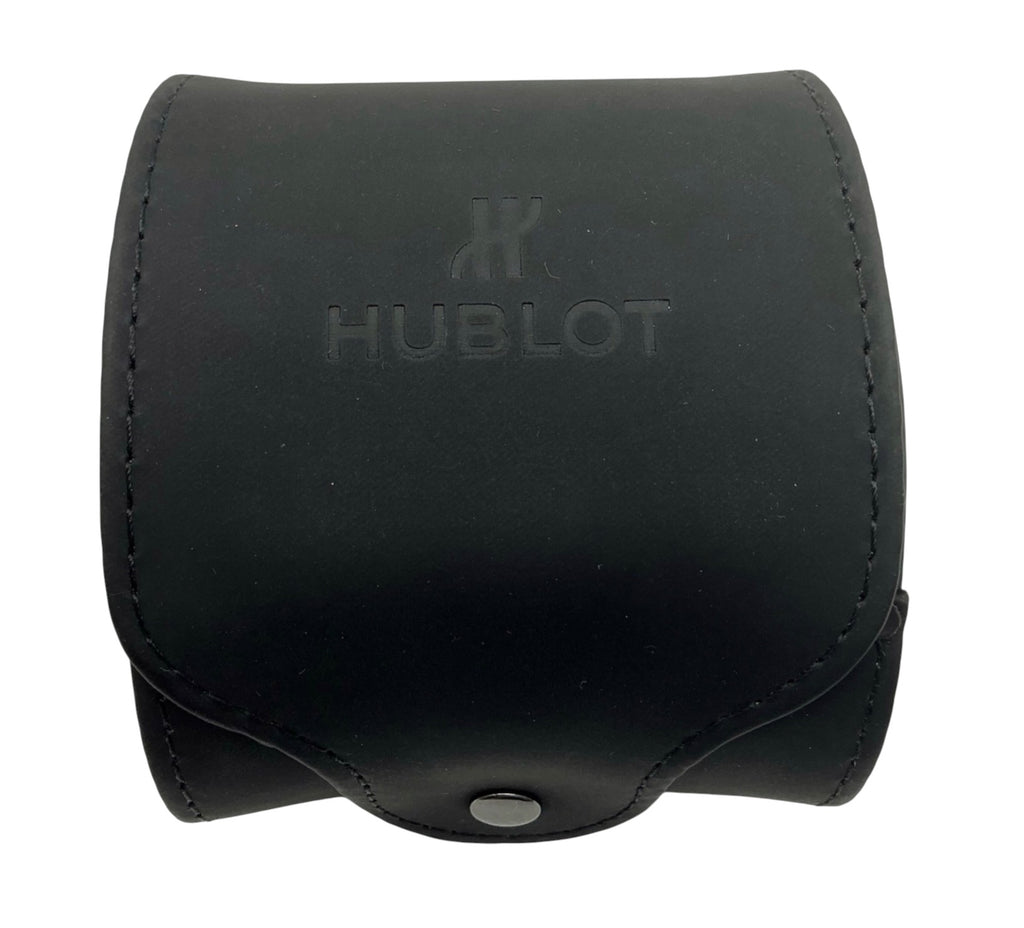 Genuine Hublot OEM Black Travel / Service Pouch Set – Main Pouch, Inner Pouch, Cushion & Outer Box