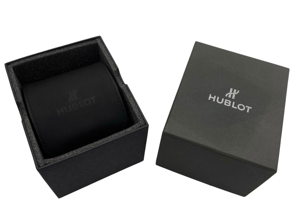 Genuine Hublot OEM Black Travel / Service Pouch Set – Main Pouch, Inner Pouch, Cushion & Outer Box