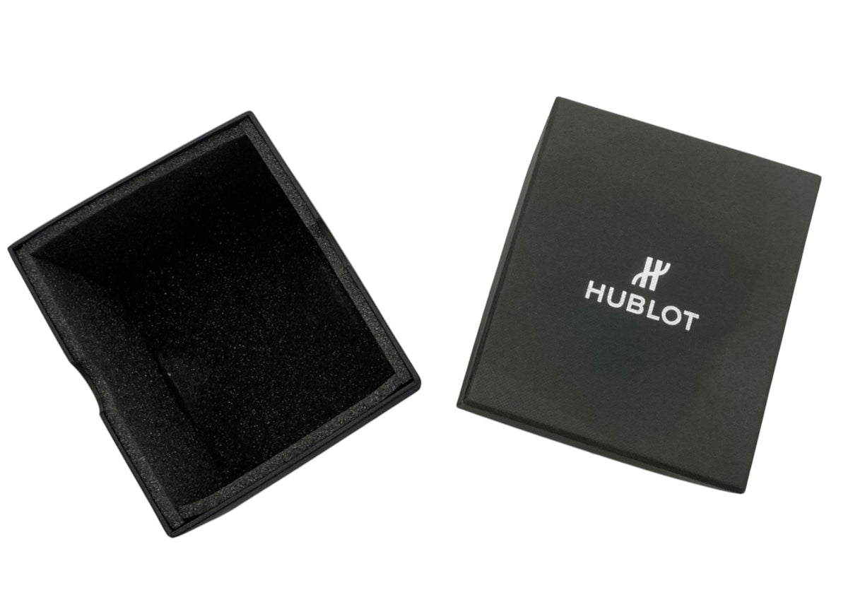 Genuine Hublot OEM Black Travel / Service Pouch Set – Main Pouch, Inner Pouch, Cushion & Outer Box