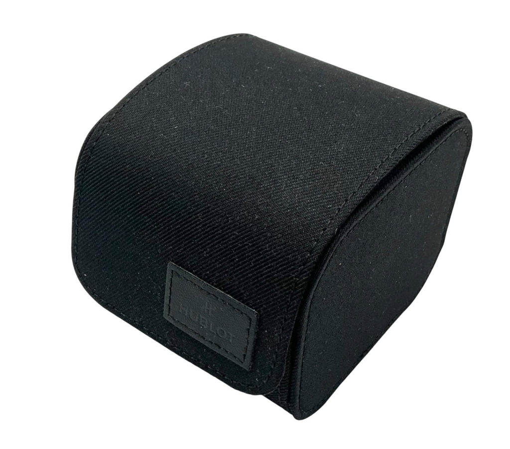 Hublot Service Travel Case – Black Textured – Cream Cushion – Genuine OEM