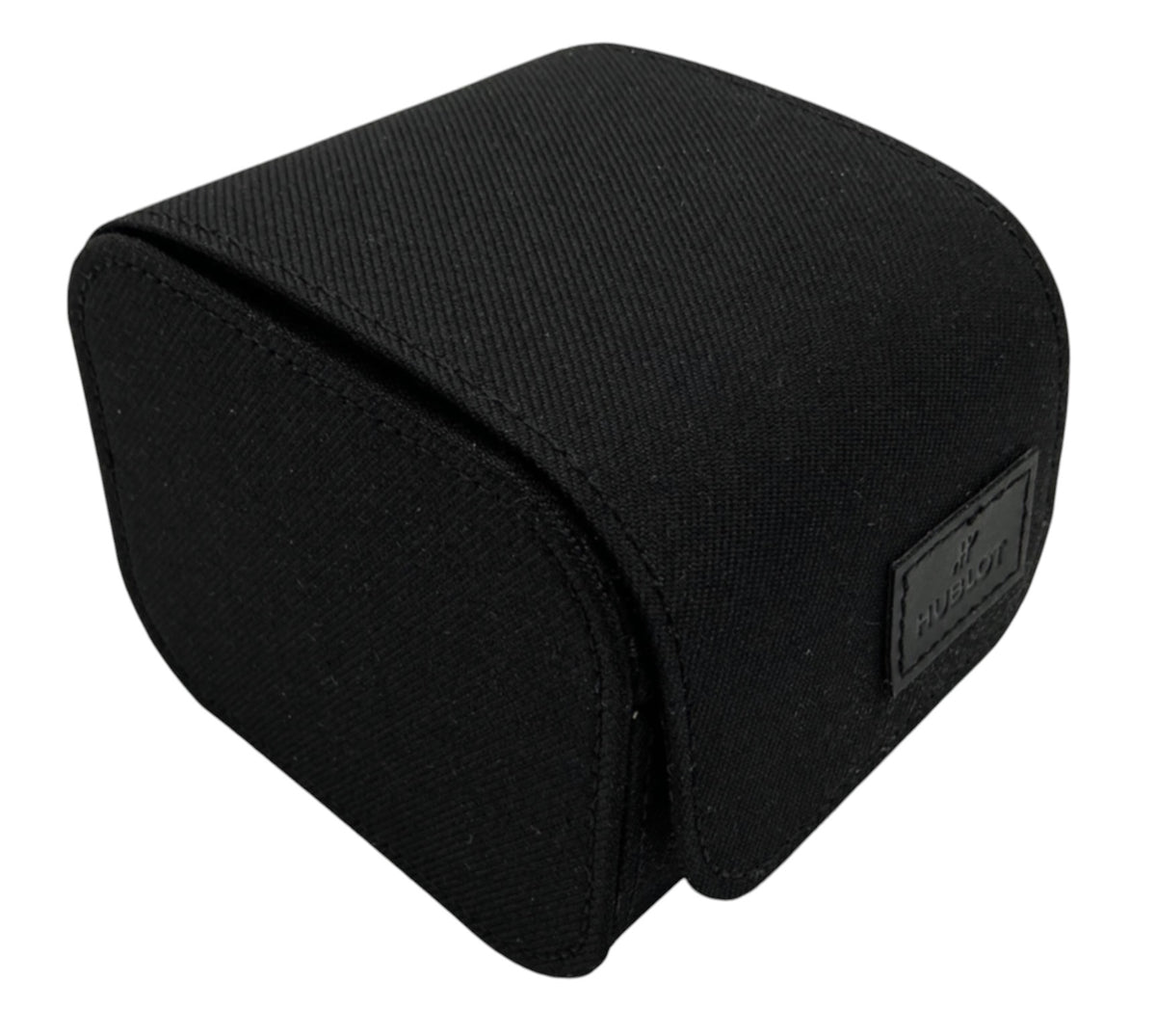 Hublot Black Travel / Storage Watch Case/Box – Hook & Loop Closure – Blue Cushion