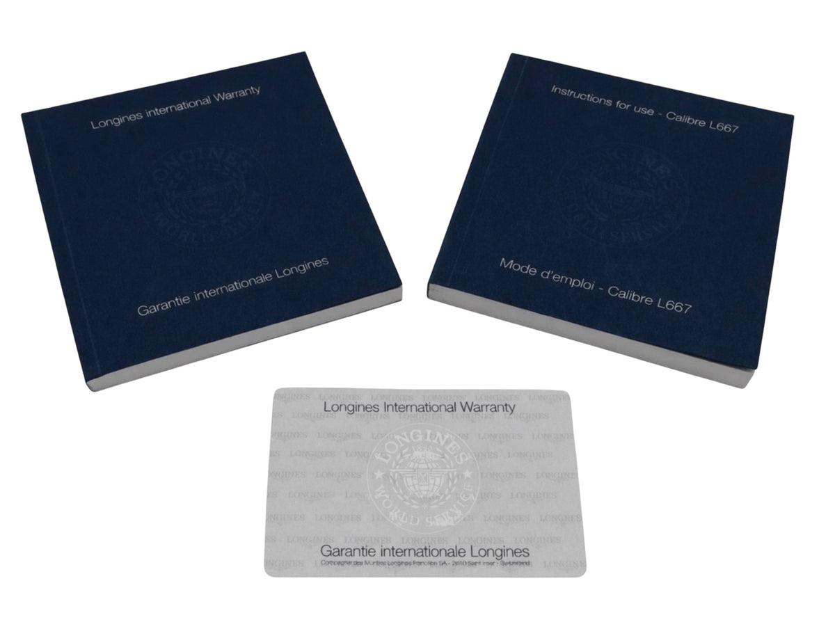 Longines Documentation Set – Calibre L667 Booklet, Instruction Manual, Warranty Card (2007)