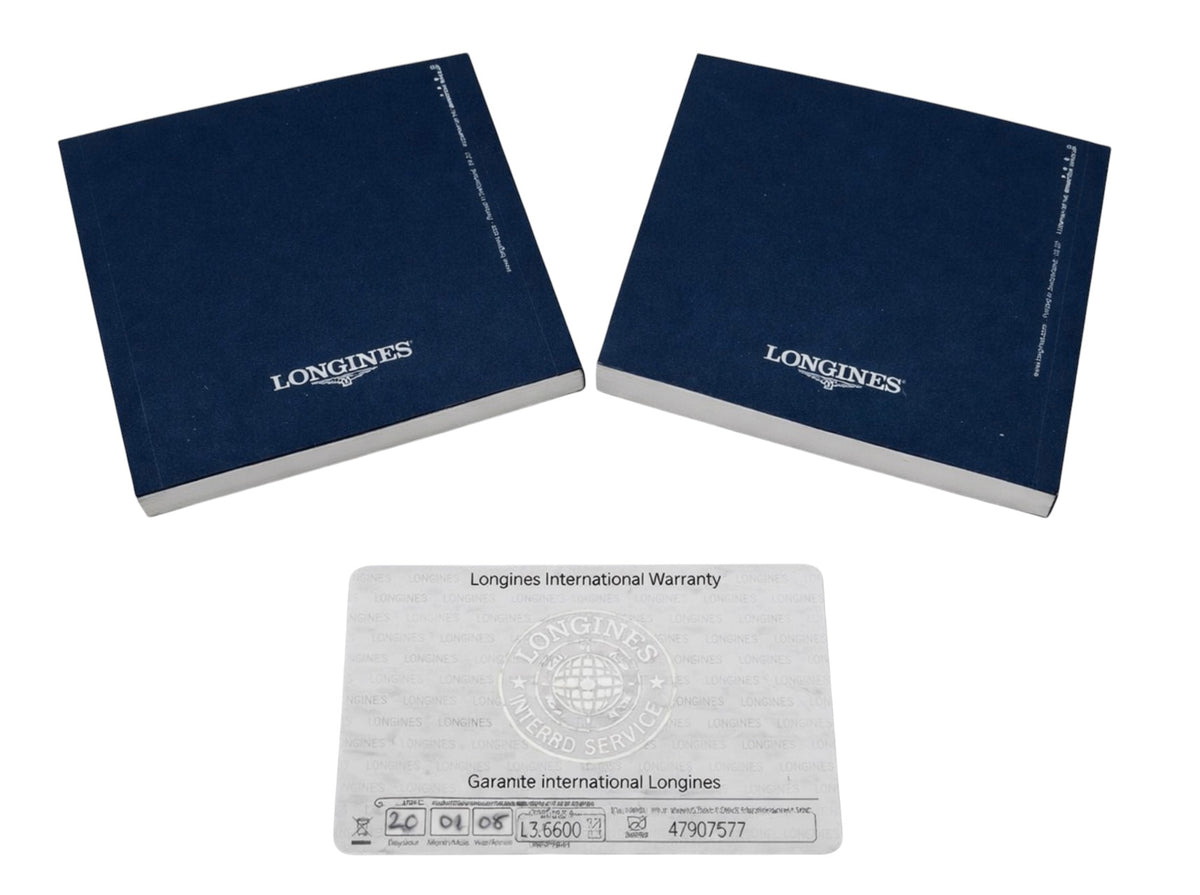 Longines Documentation Set – Calibre L667 Booklet, Instruction Manual, Warranty Card (2007)