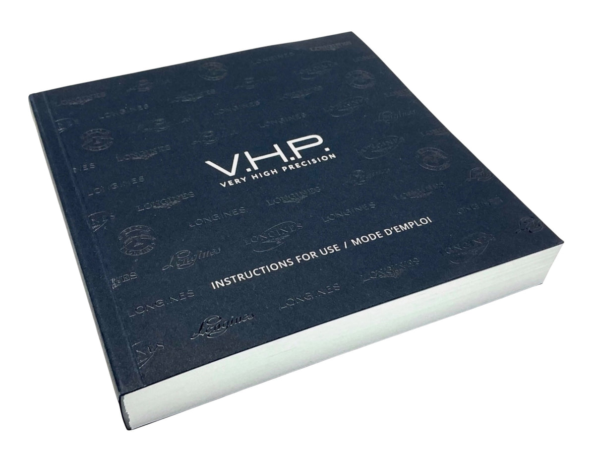 Genuine Longines OEM VHP Manual – Original Instruction Booklet – Mint Condition