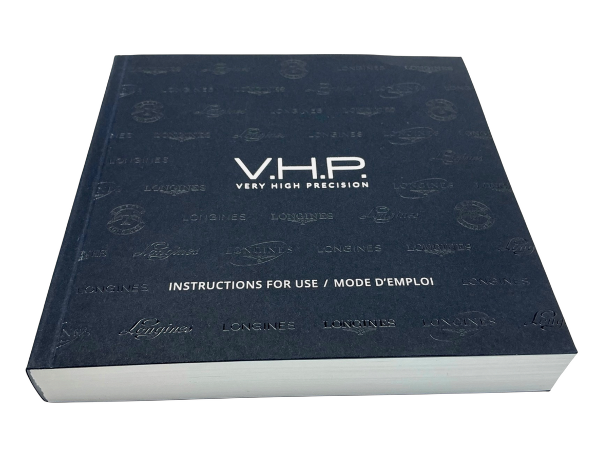 Genuine Longines OEM VHP Manual – Original Instruction Booklet – Mint Condition