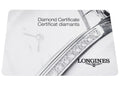 Genuine Longines Diamond Certificate Card – Watch Reference L4.209.1.57.7 – Used