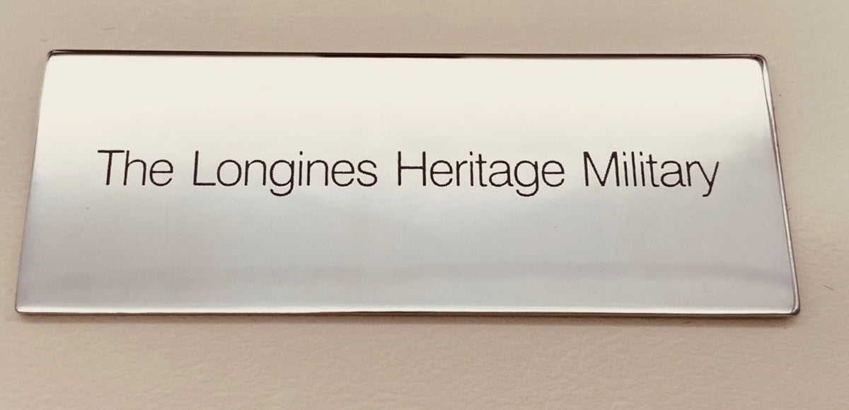 Longines Heritage Military – Genuine OEM Watch Box Presentation Set