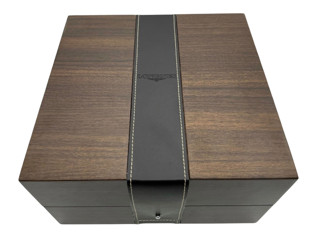 Longines Legend Diver 42mm Wooden Watch Box Presentation Set – L3.774.4.90.2