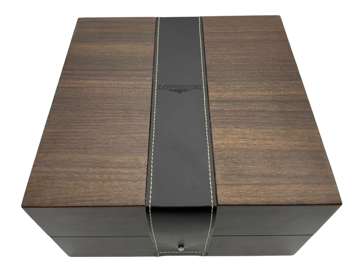 Longines Legend Diver 42mm Wooden Watch Box Presentation Set – L3.774.4.90.2
