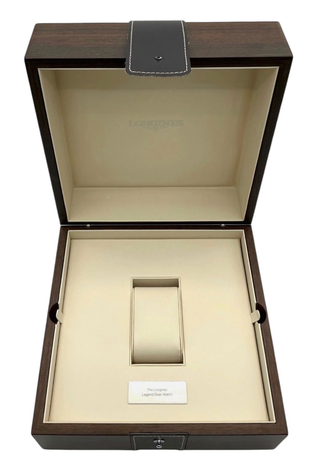 Longines Legend Diver 42mm Wooden Watch Box Presentation Set – L3.774.4.90.2