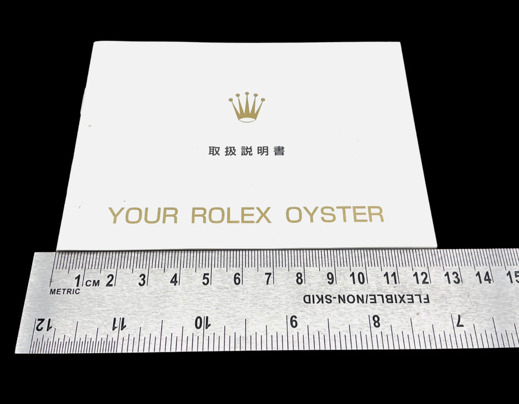 Rolex YOUR ROLEX OYSTER Booklet – 取扱説明書 – 30000072002 – Good