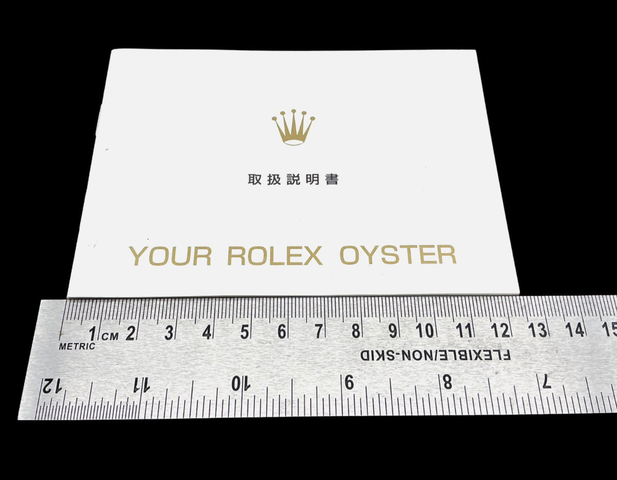 Rolex YOUR ROLEX OYSTER Booklet – 取扱説明書 – 30000072002 – Good