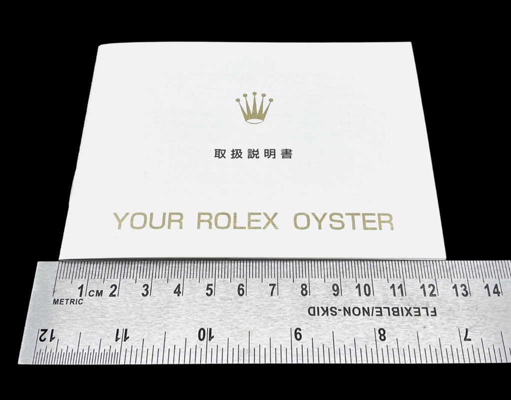 Rolex YOUR ROLEX OYSTER Booklet – 取扱説明書 – 20000102000 – Very Good
