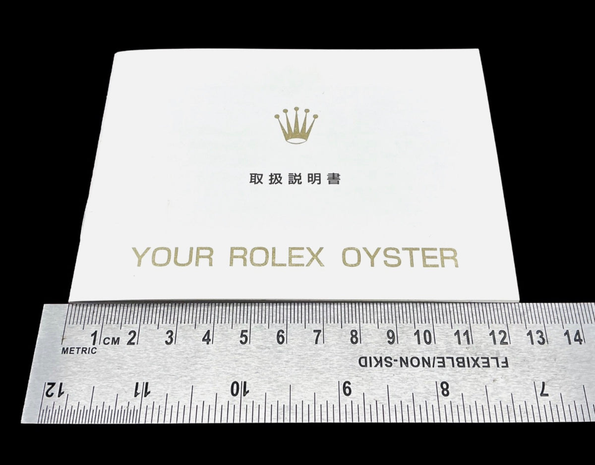 Rolex YOUR ROLEX OYSTER Booklet – 取扱説明書 – 20000102000 – Very Good