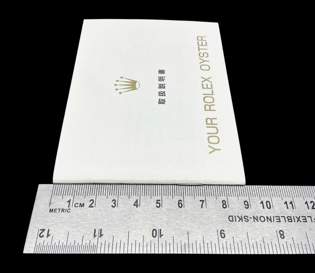 Rolex YOUR ROLEX OYSTER Booklet – 取扱説明書 – 20000102000 – Very Good