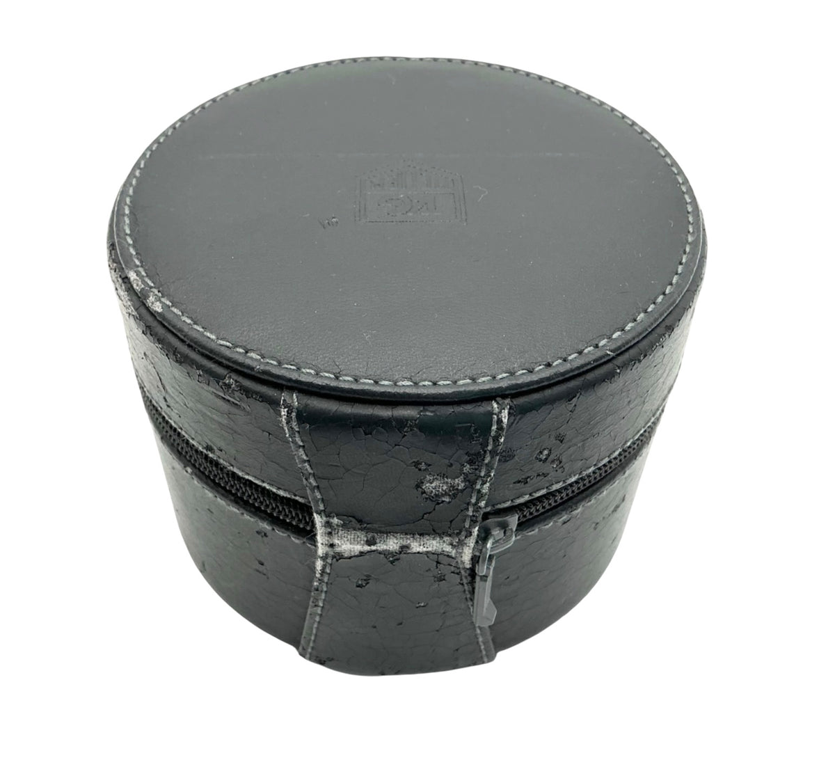 TAG Heuer Mid‑1990s Grey Cylindrical Watch Box OEM Vintage Case + Cushion