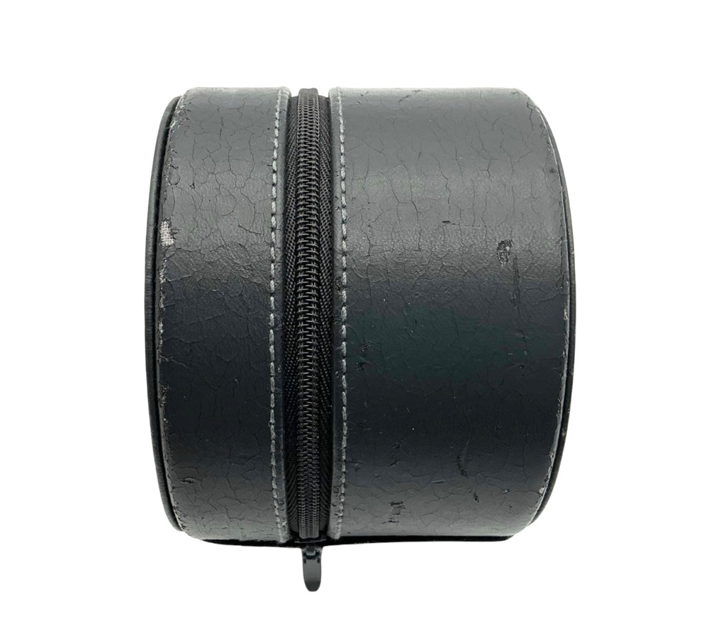 TAG Heuer Mid‑1990s Grey Cylindrical Watch Box OEM Vintage Case + Cushion