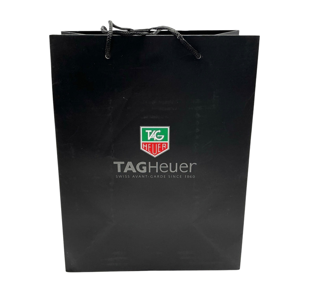 Genuine TAG Heuer OEM Black Boutique Bag – Lace Handles (2008–2013) 27×20.5×12cm