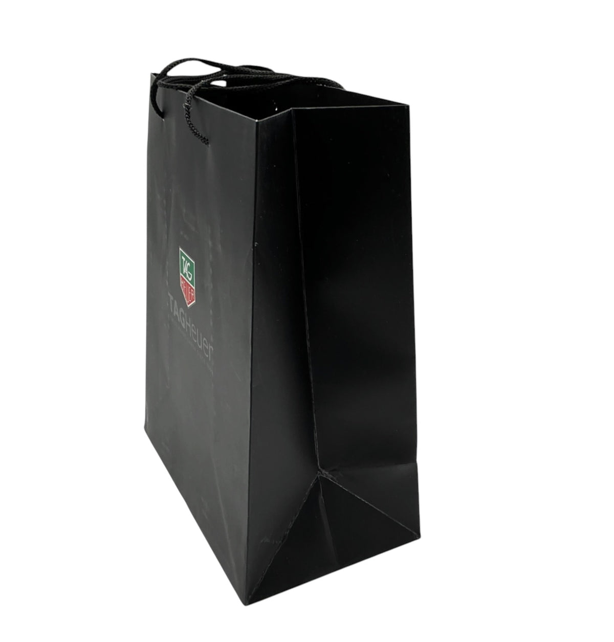 Genuine TAG Heuer OEM Black Boutique Bag – Lace Handles (2008–2013) 27×20.5×12cm