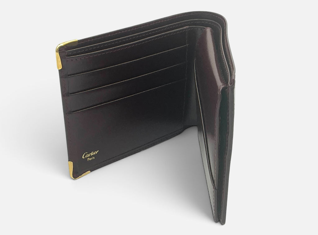 Cartier Must de Cartier Bi-Fold Card Holder – 9 Card Slot Ref L3000718 – Full Set – UNUSED – RARE DISCONTINUED COLOUR