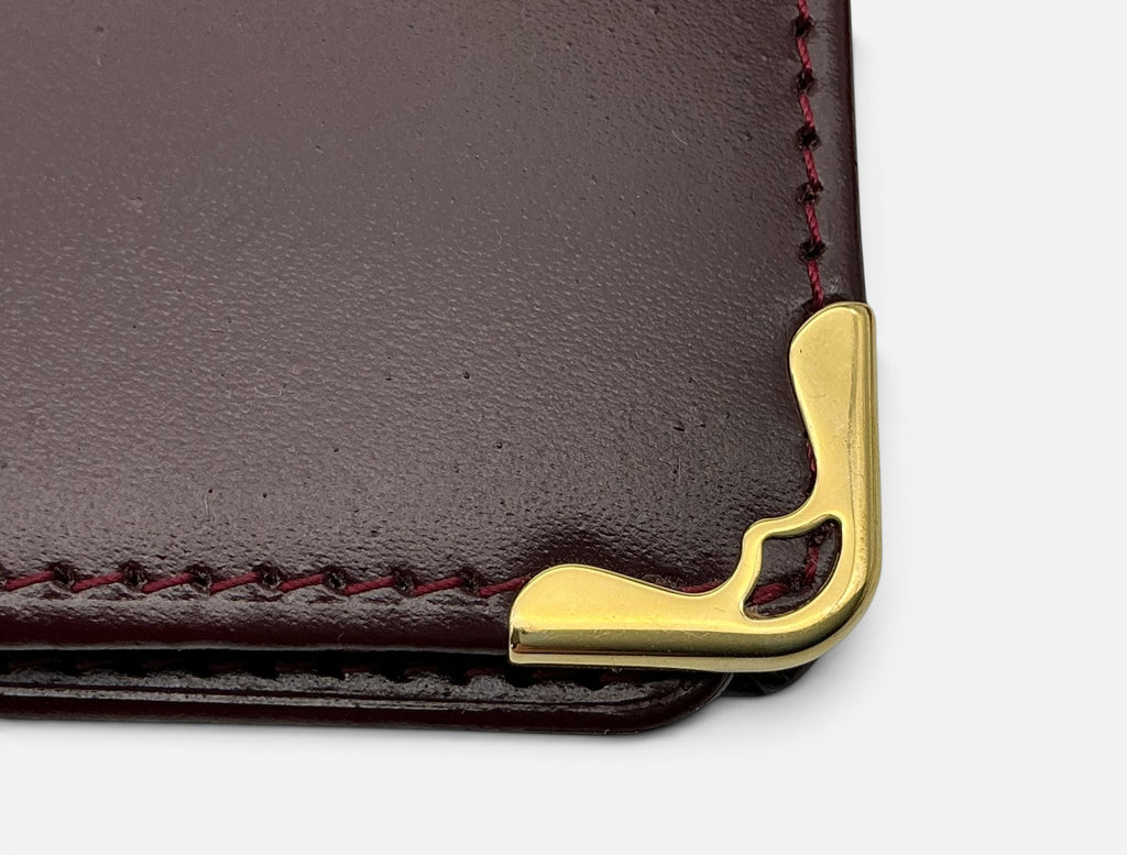 Cartier Must de Cartier Bi-Fold Card Holder – 9 Card Slot Ref L3000718 – Full Set – UNUSED – RARE DISCONTINUED COLOUR
