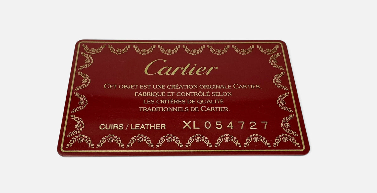 Cartier Must de Cartier Bi-Fold Card Holder – 9 Card Slot Ref L3000718 – Full Set – UNUSED – RARE DISCONTINUED COLOUR