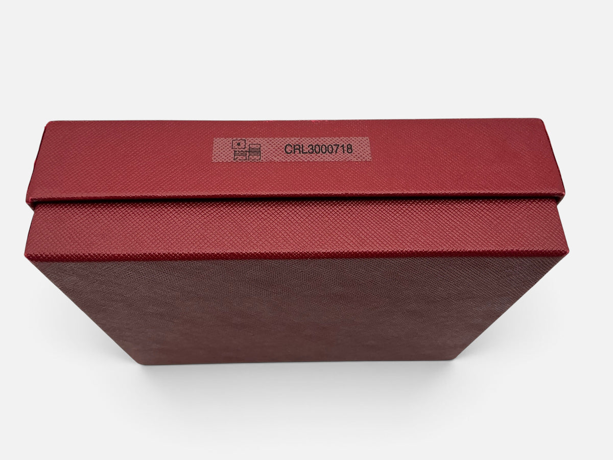 Cartier Must de Cartier Bi-Fold Card Holder – 9 Card Slot Ref L3000718 – Full Set – UNUSED – RARE DISCONTINUED COLOUR