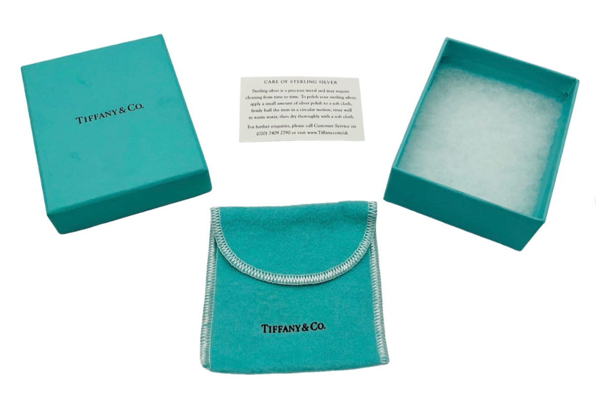 Tiffany & Co 70g Rolo Chain • Rare Round RTT Pendant • 40.5cm Unisex