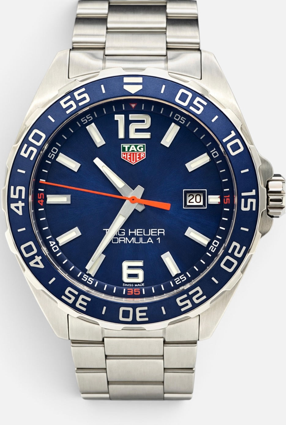 TAG Heuer Formula 1 WAZ1010.BA0842 – Gentleman’s Wrist Watch – Full Set – 43mm Blue Sunray Dial – Excellent Condition