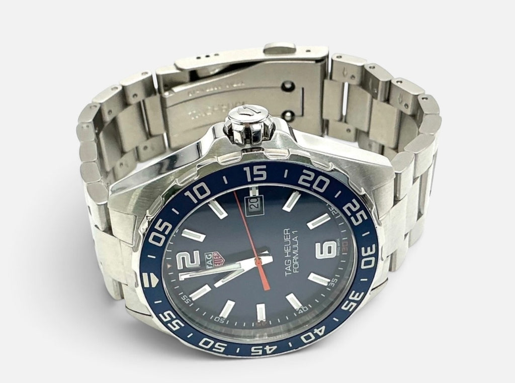 TAG Heuer Formula 1 WAZ1010.BA0842 – Gentleman’s Wrist Watch – Full Set – 43mm Blue Sunray Dial – Excellent Condition
