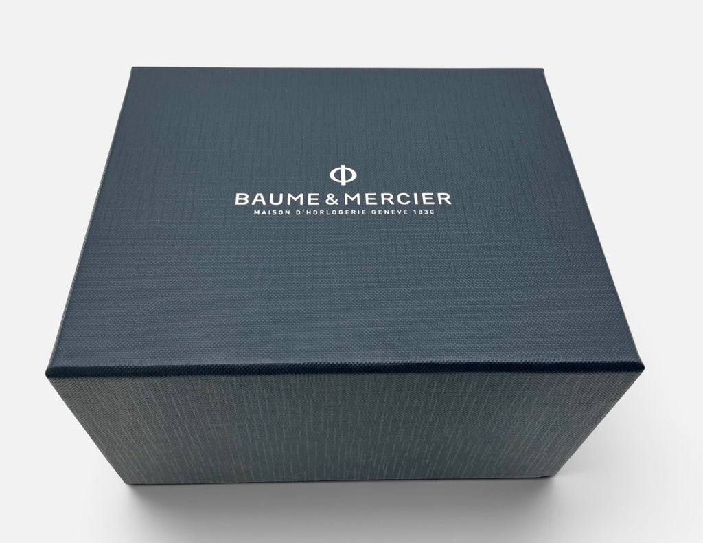 Baume & Mercier Riviera Baumatic 10616 Gentleman’s Watch – Stainless Steel & Blue Dial 42mm – Ex‑Display