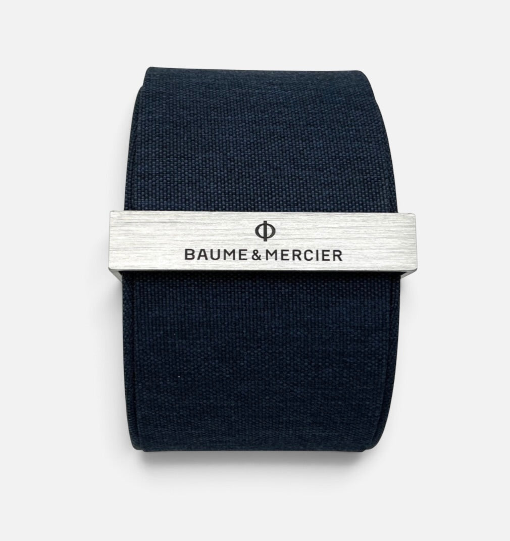 Baume & Mercier Riviera Baumatic 10616 Gentleman’s Watch – Stainless Steel & Blue Dial 42mm – Ex‑Display