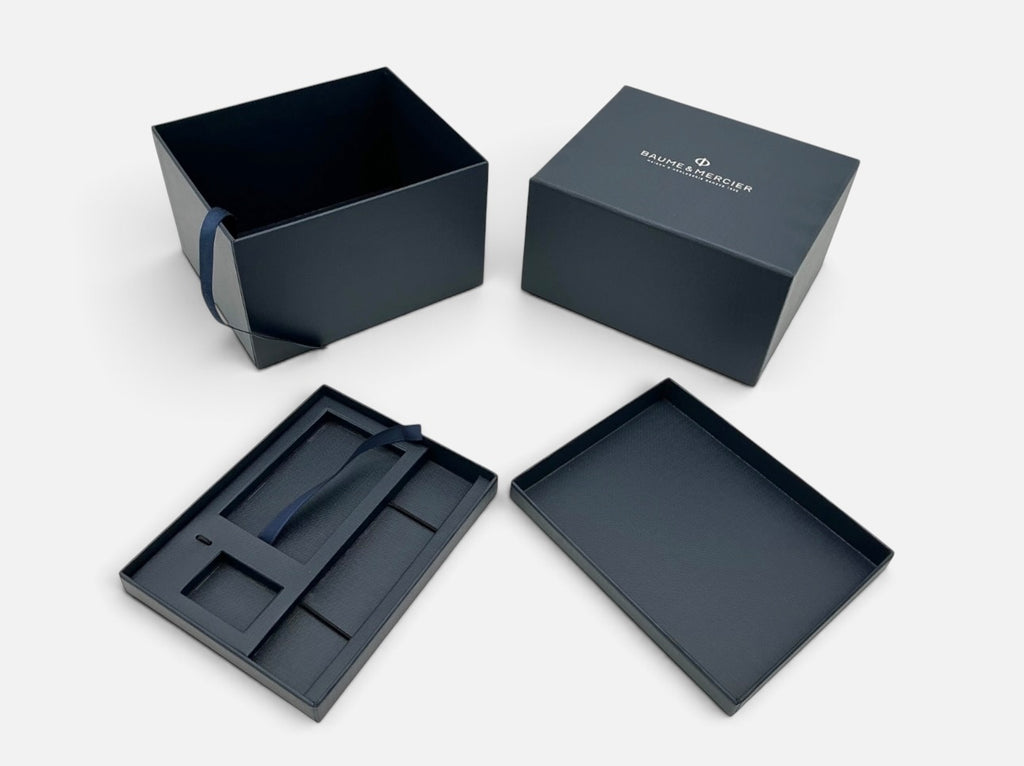 Baume & Mercier Riviera Baumatic 10616 Gentleman’s Watch – Stainless Steel & Blue Dial 42mm – Ex‑Display