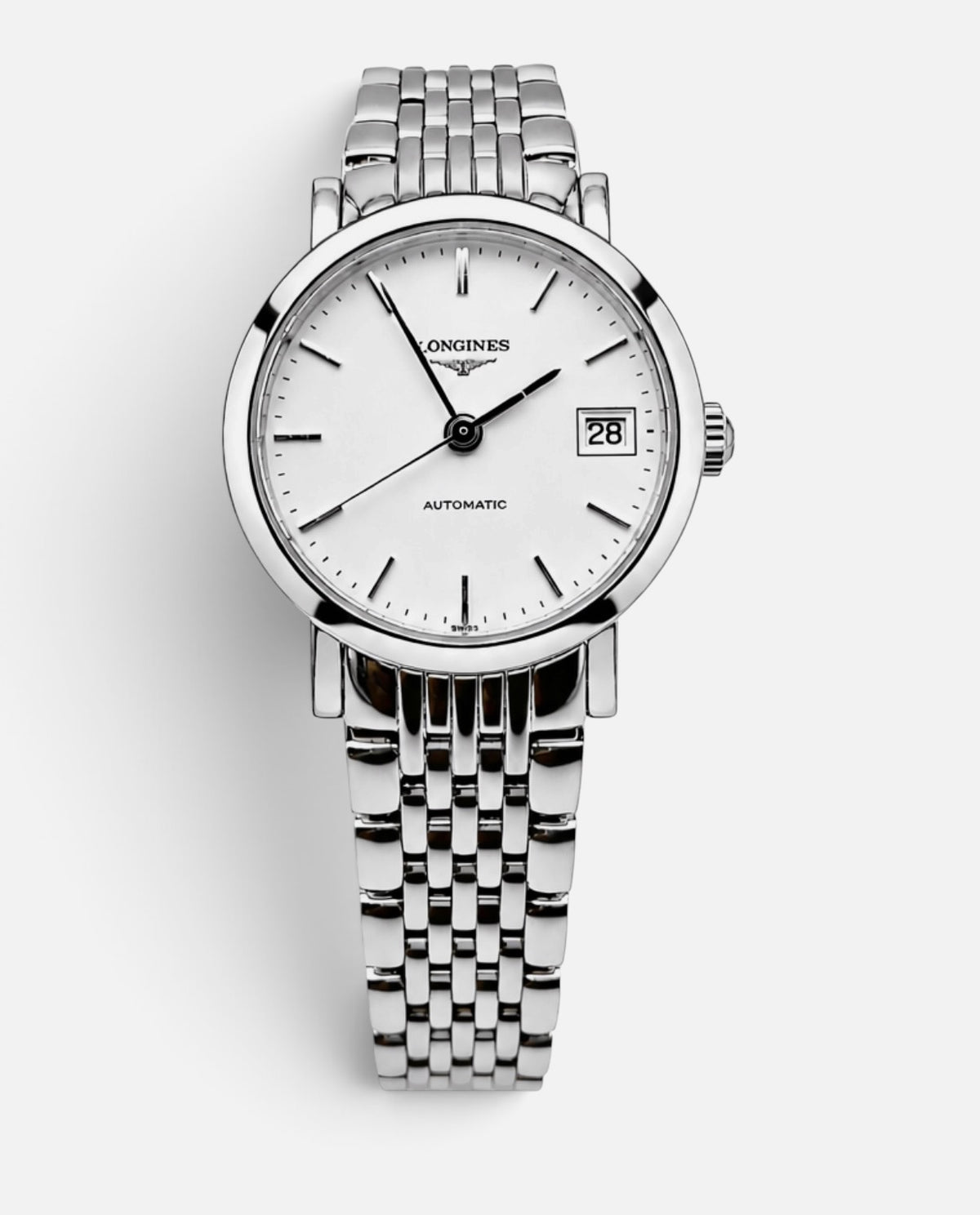 Longines Elegant Collection 25.5mm Ladies Automatic • White Dial • L4.309.4.19.6 • 2023 Full Set