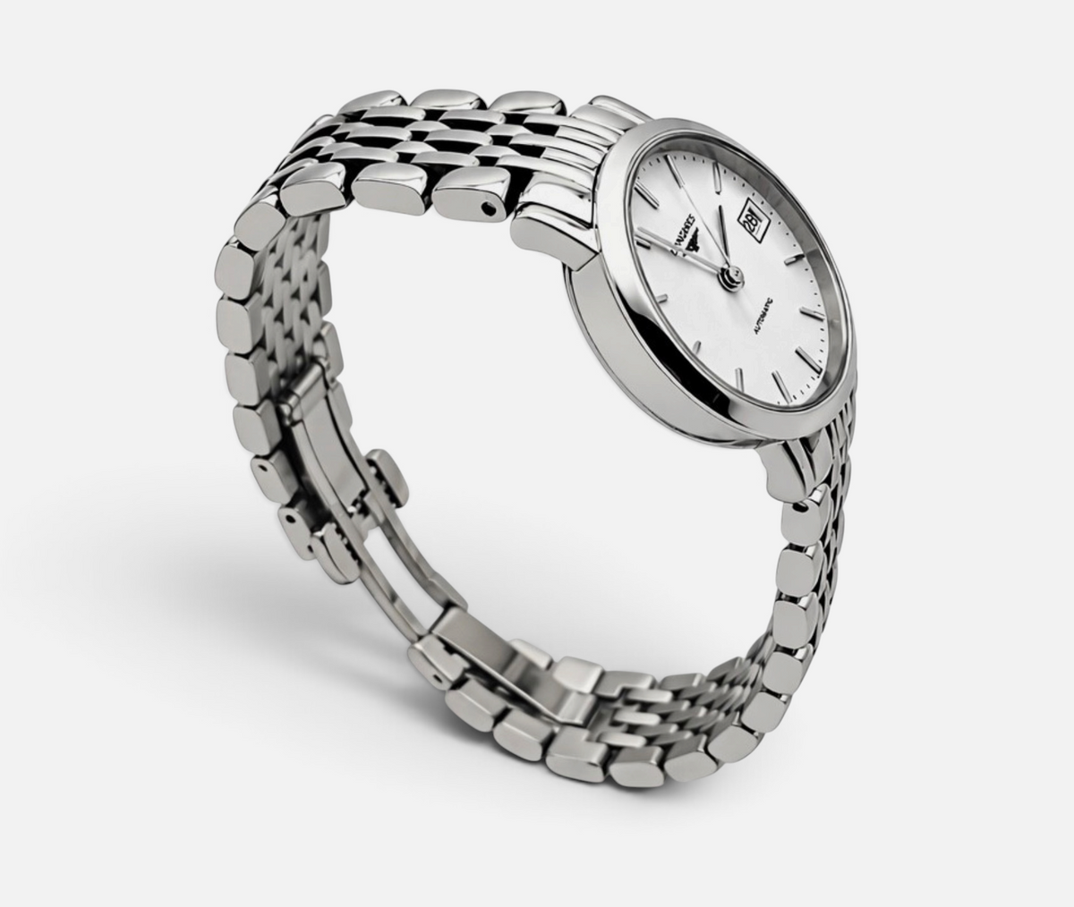 Longines Elegant Collection 25.5mm Ladies Automatic • White Dial • L4.309.4.19.6 • 2023 Full Set