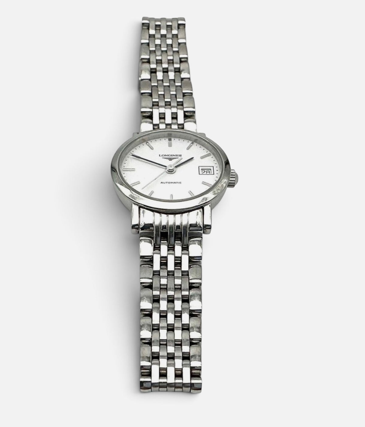 Longines Elegant Collection 25.5mm Ladies Automatic • White Dial • L4.309.4.19.6 • 2023 Full Set