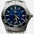 TAG Heuer Link Wristwatch WJ1112-0 • 2010 • 39mm Stainless Steel • Blue Sunray Dial