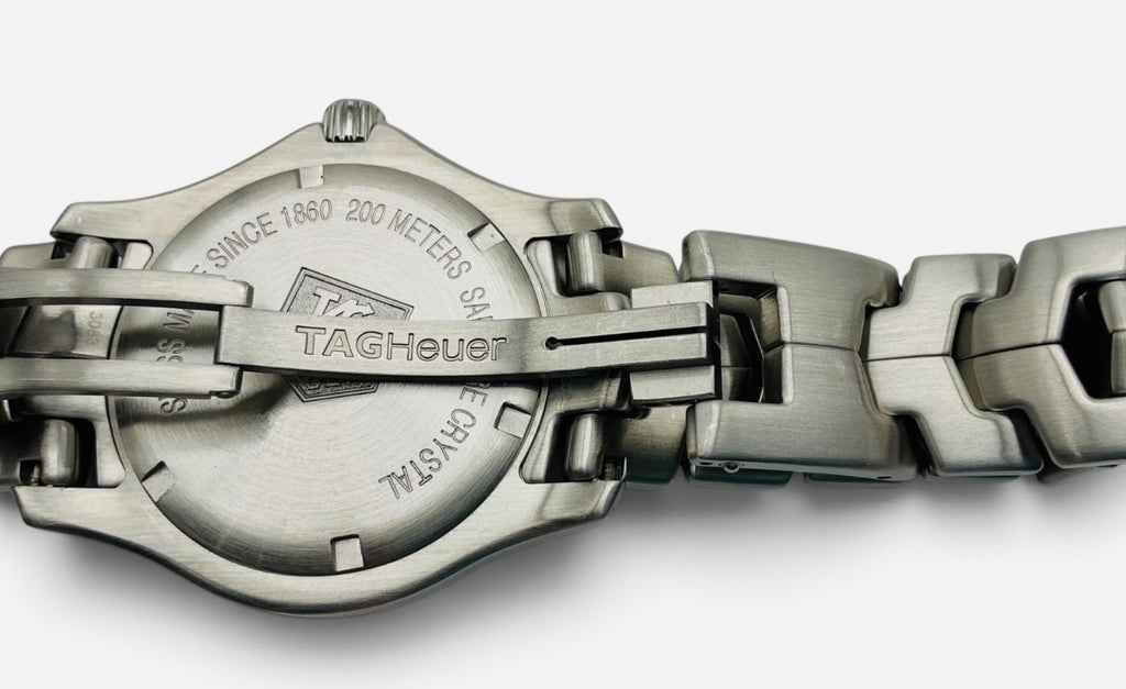 TAG Heuer Link Wristwatch WJ1112-0 • 2010 • 39mm Stainless Steel • Blue Sunray Dial