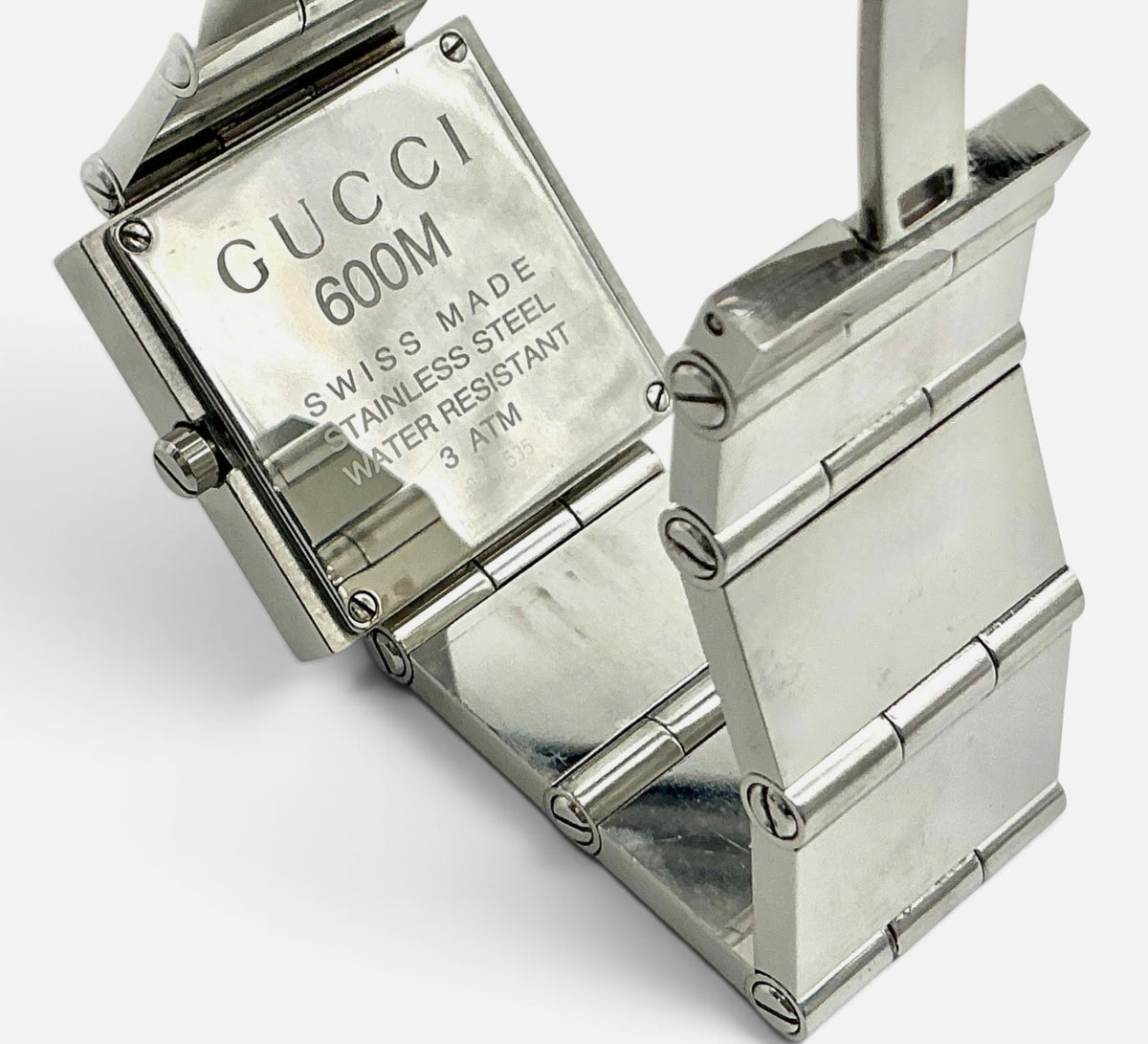 Gucci 600M Unisex Watch • Rare Champagne Dial • Vintage Swiss Made