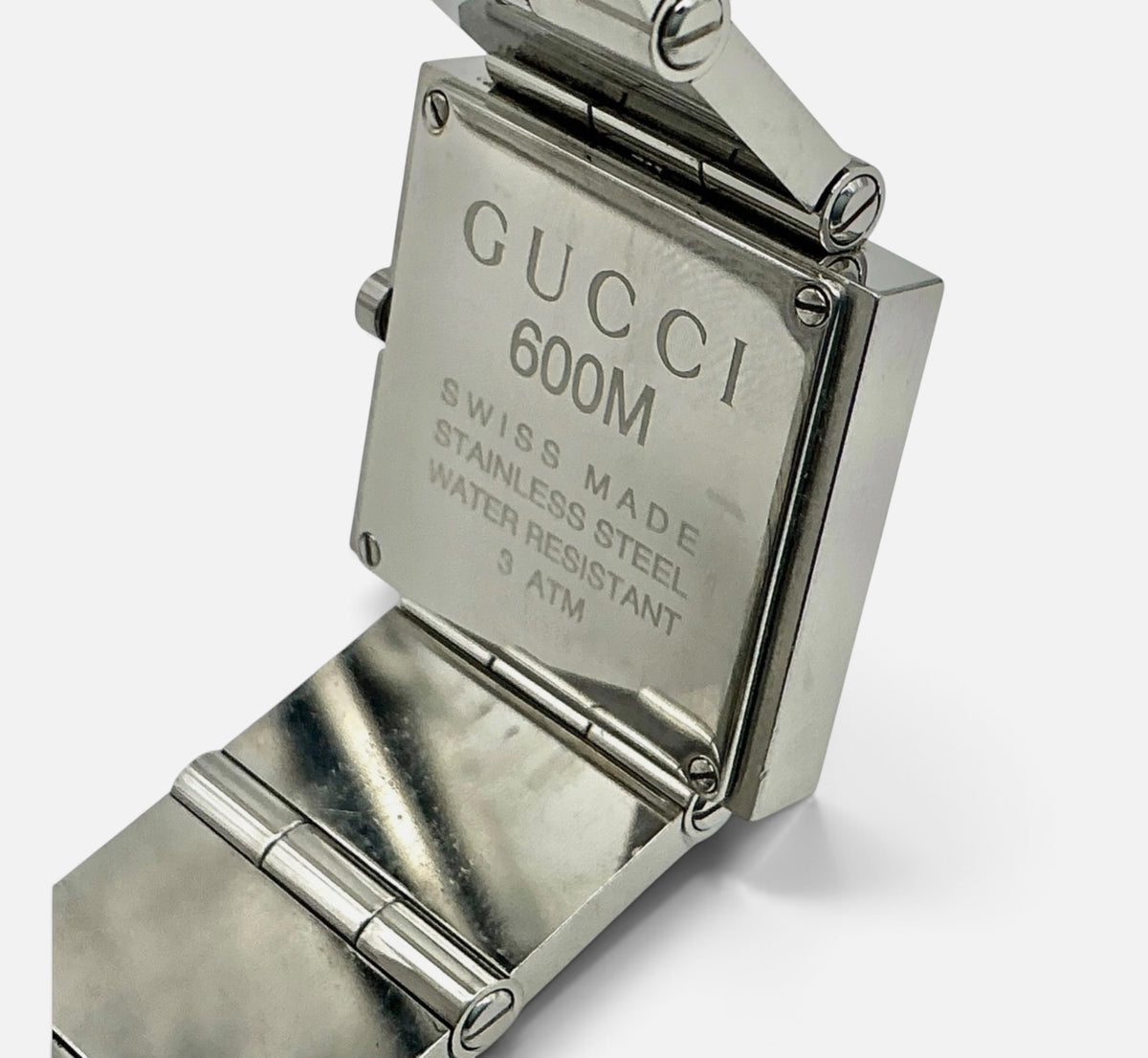Gucci 600M Unisex Watch • Rare Champagne Dial • Vintage Swiss Made