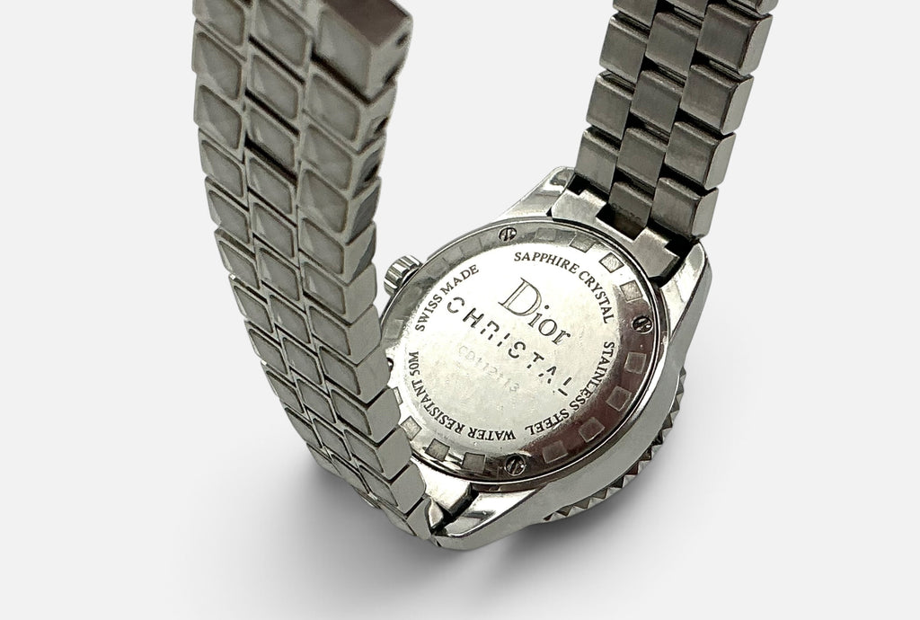 Christian Dior Christal Diamond Bezel White Sapphire Ladies Watch-CD112113 (Vintage)